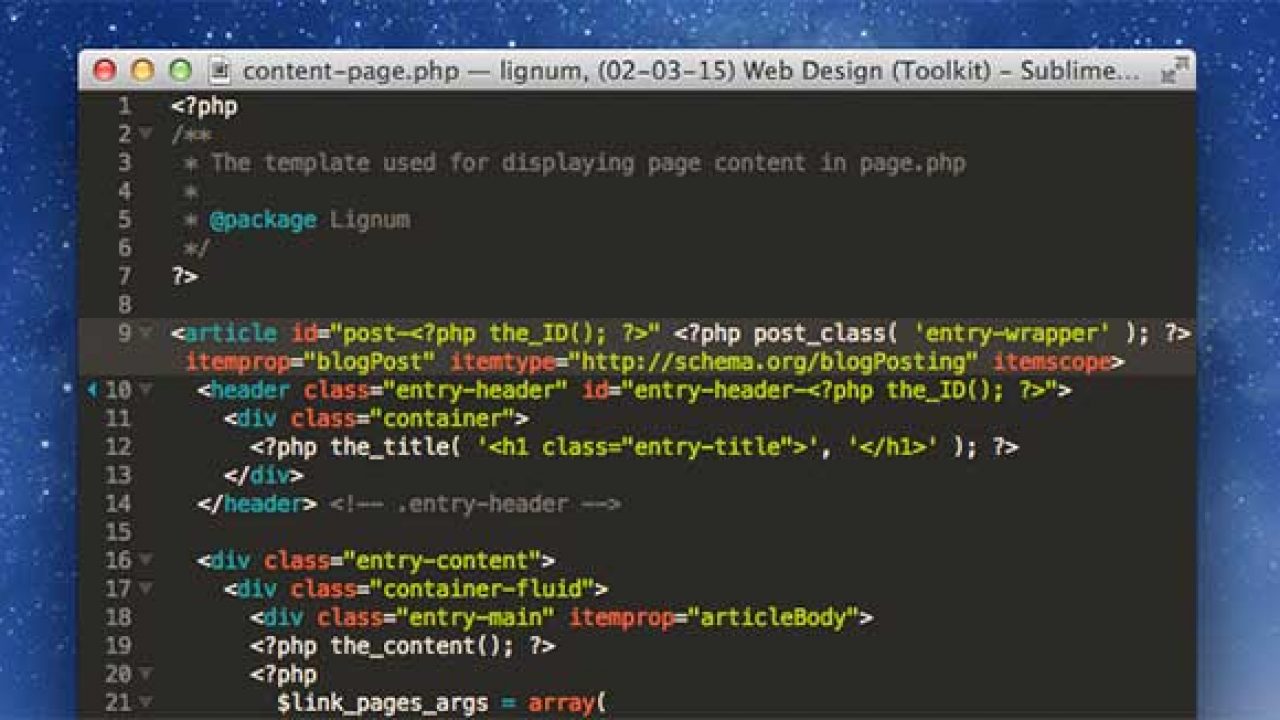 sublime text 3 packages