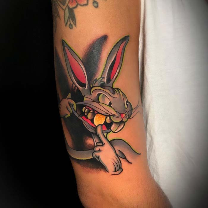 Bugs Bunny Tattoo Design Ideas